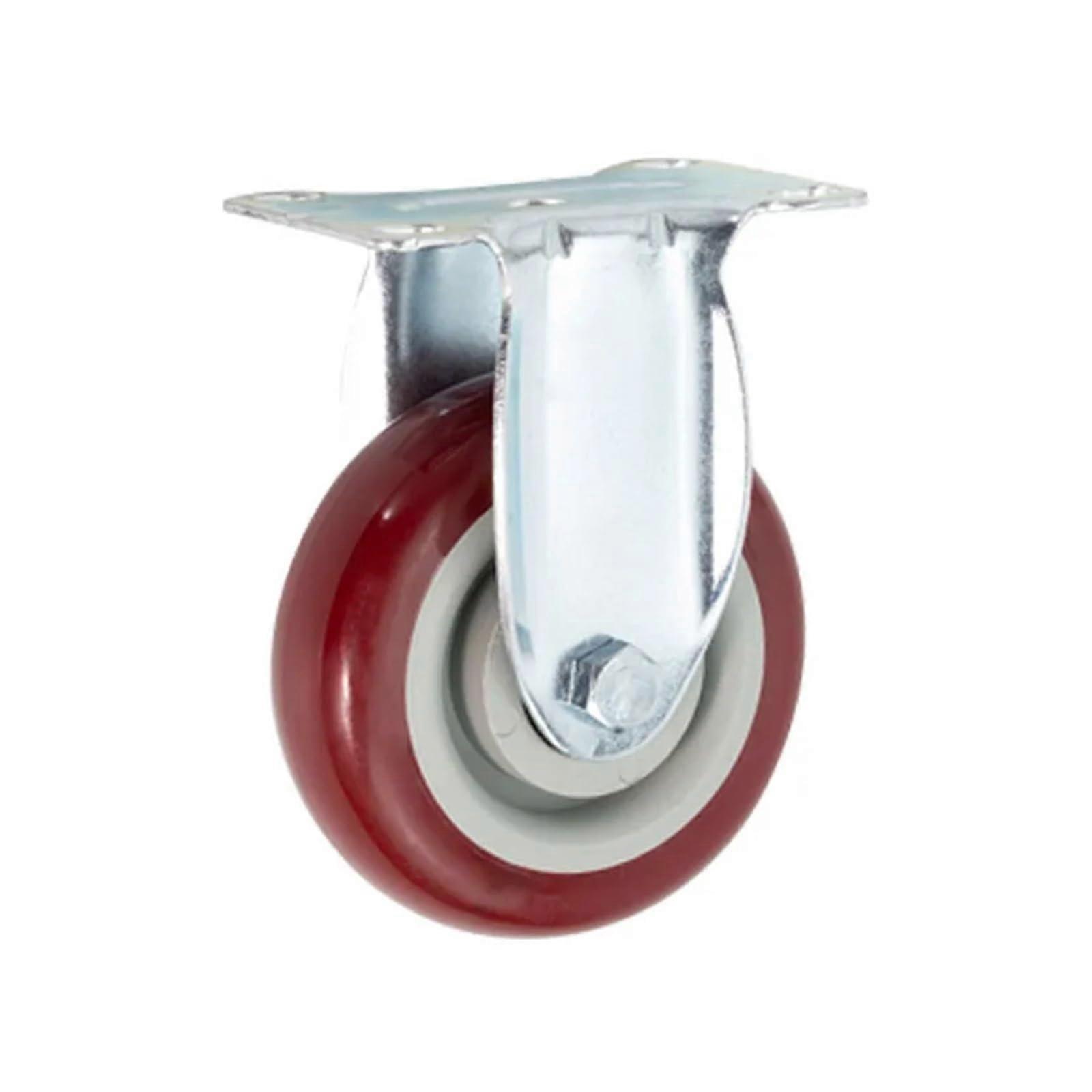 Galvanized 3inch MediumSized Screw Plate with Handle Swivel casters(Plate Swivel)