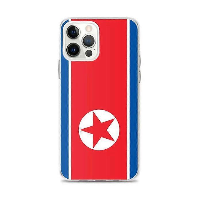 Phone Case - PIXELFORMA - iPhone 12 Pro Max - Flexible - Shockproof - North Korea Flag