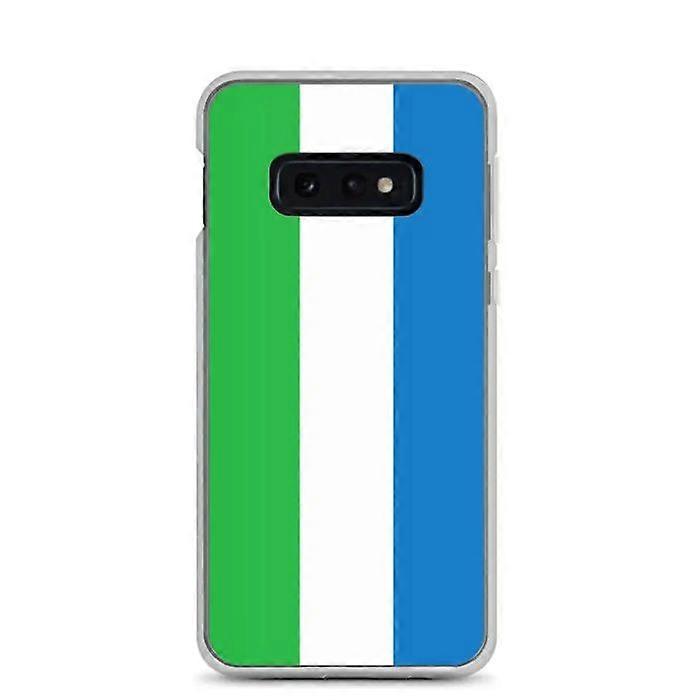Phone Case - Samsung - Galaxy S10e - Sierra Leone Flag - Soft - Multicolor