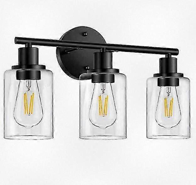 E27 Black Ceiling Light Fixture with 3 Bulb Holders Excluding Bulbs