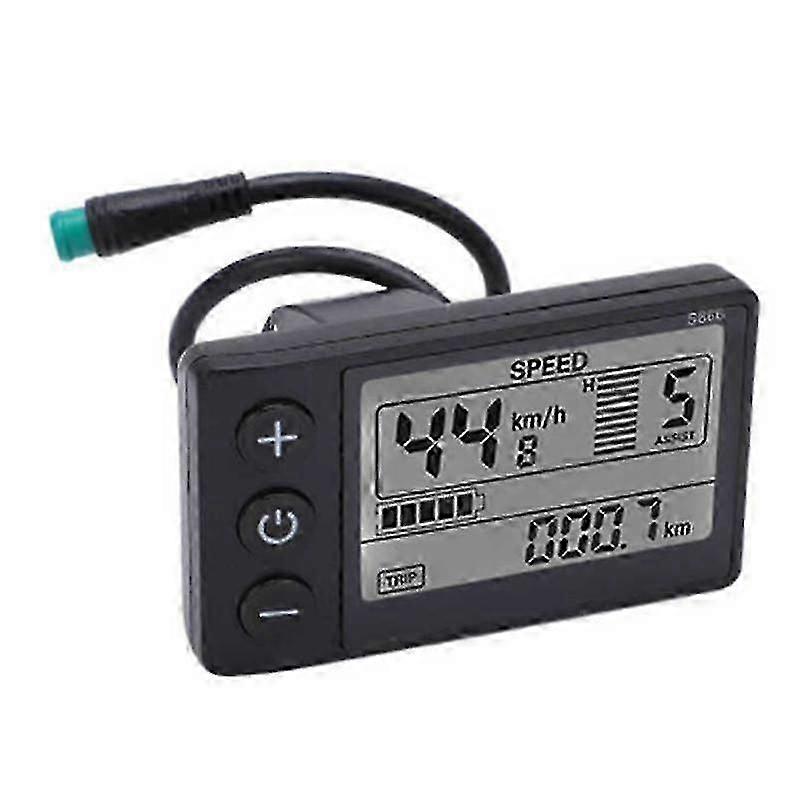 24V 36V 48V 60V Waterproof LCD Display S866 Controller Panel Dashboard Electric Bike Display for Electric Scooter( 5Pin) KB