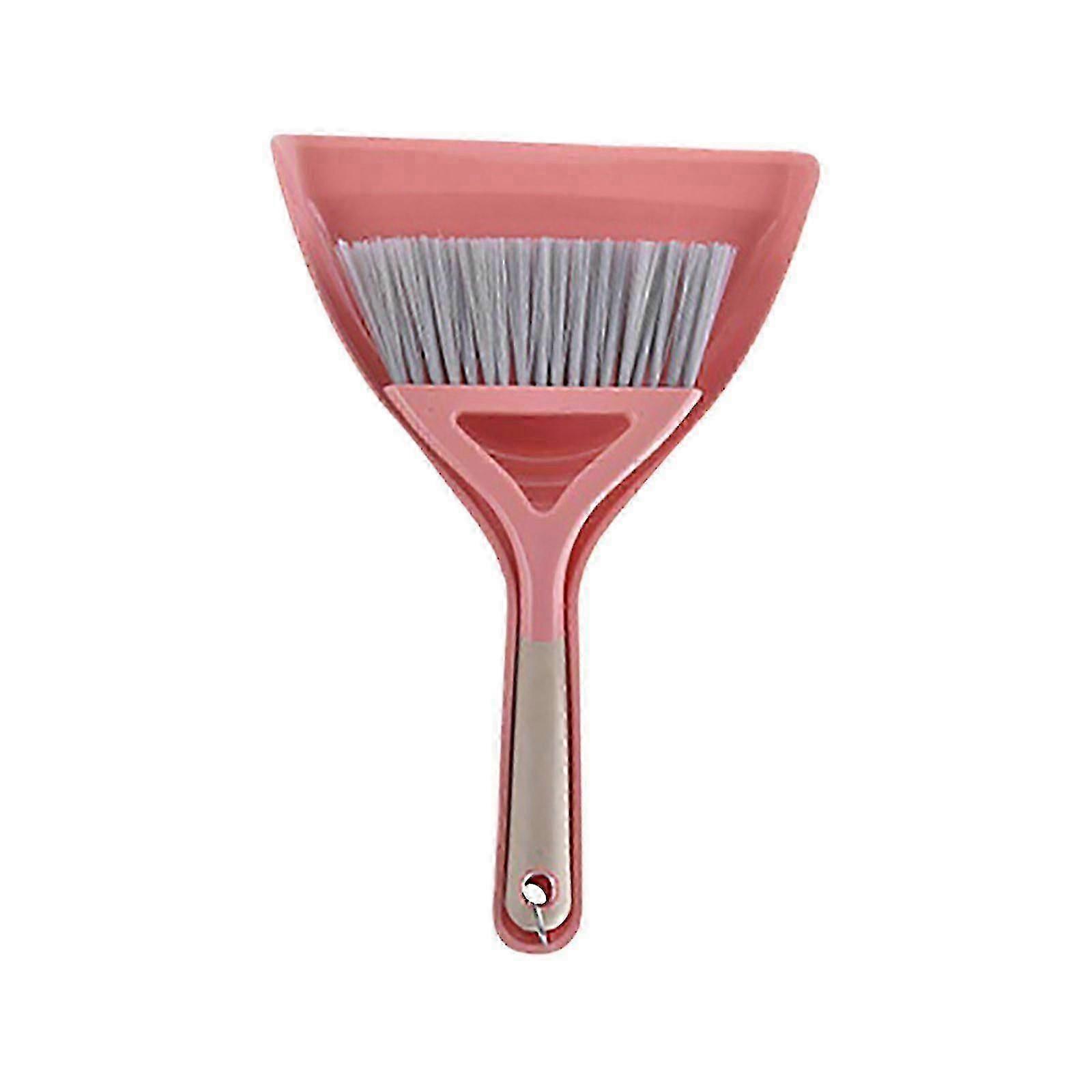 Dustpan Combination Set with Bed Brush and Desktop Cleaning Wiper for Household Multi-Surface Sweeping, Compact Dustpan Brush Kit for Small Space Clea