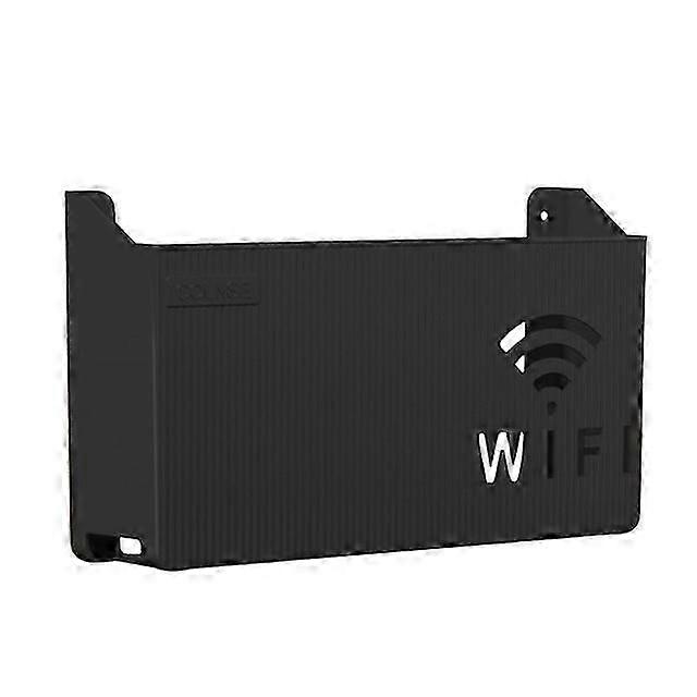 Wall-Mounted Wireless Wifi Router Shelf ABS Plastic Storage Box Cable Power Bracket Organizer Box for Media Boxes Game Console KB