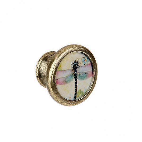 4- Assorted Vintage Brass Door Cupboard Drawer Handle Knob