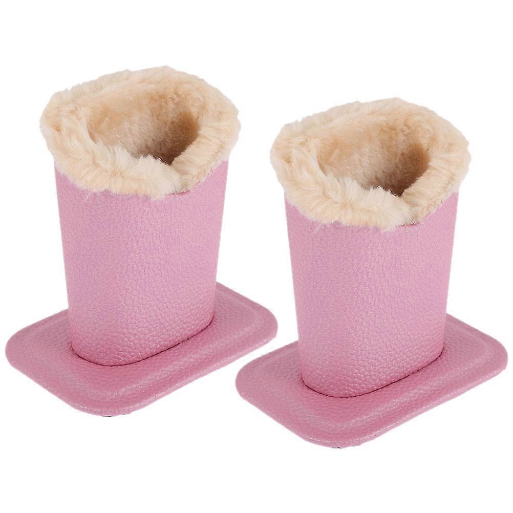 Eyeglass Holder with Plush Lining – Stylish, Compact Design for Home or Retail Storage – Includes 2 Pieces for Convenient Lens Protection