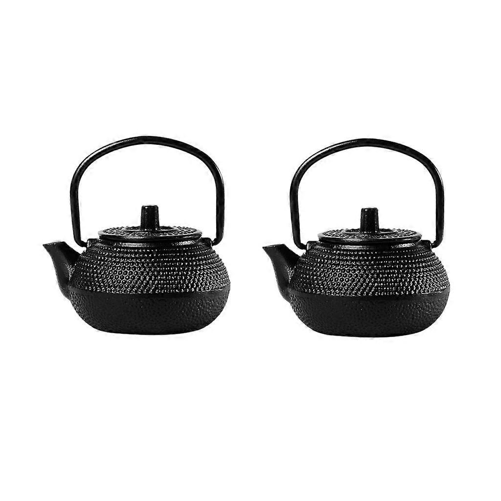Small Cast pot Tea Pot Kettle Drinkware Accessories 50ml 2pcs