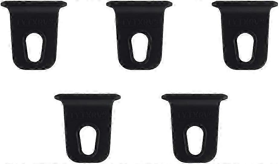 10-Pack Awning Rail Hooks with Eyelets - Heavy Duty Awning Accessories for Camping & RV