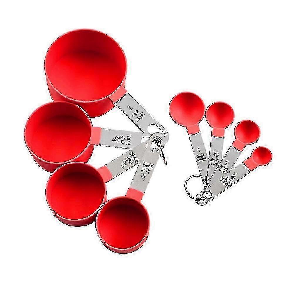 8pcs Stainless Steel Measuring Spoons Set for Baking Cooking