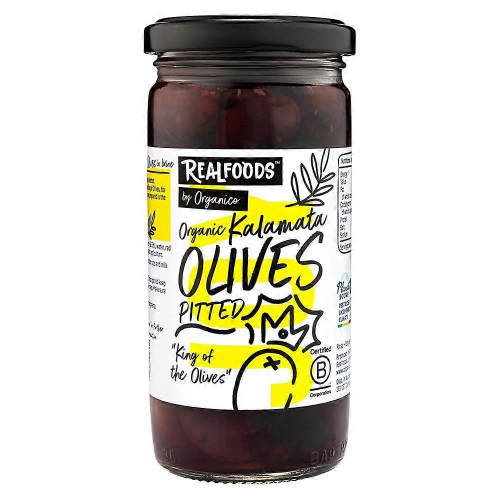 Organico Organic Kalamata Olives Pitted in Brine 230g