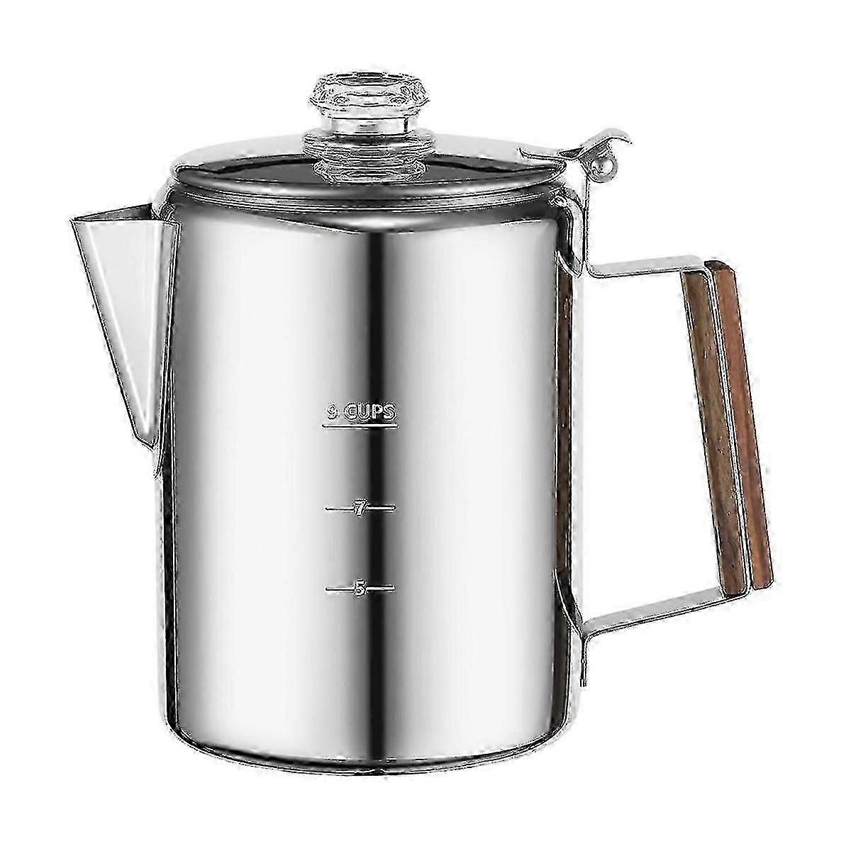 Καφετιέρα Percolators Εστίες για κάμπινγκ, Percolator καφετιέρα ανοξείδωτο χάλυβα καφετιέρα Camping