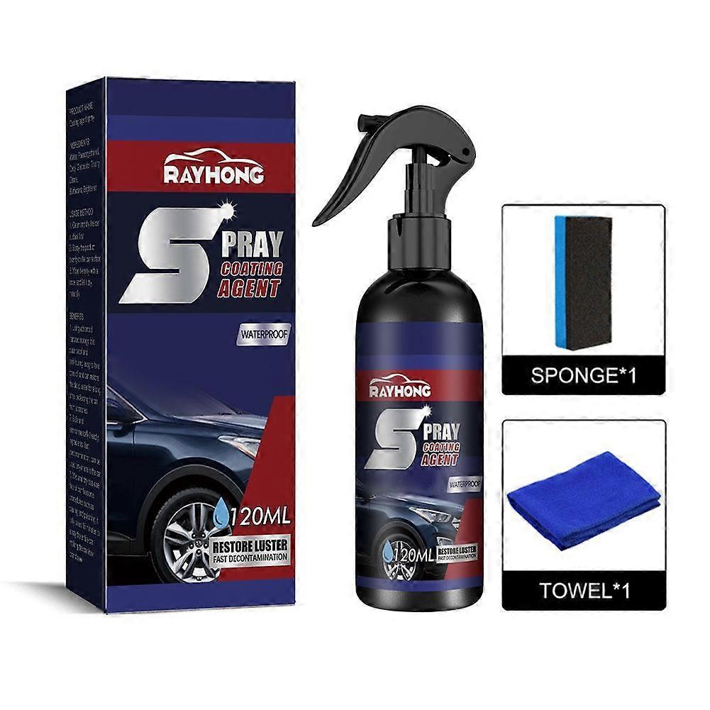 A set(A) $ Car rapid coating agent nano-coating agent car wax spray coating glass驱水封釉 all-in-one