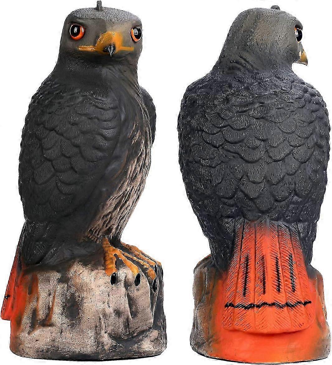 Large Realistic Hawk Eagle Scarecrow for Garden Bird Deterrent, Suitable for Pigeon Repellent Decoration, Effective Bird Scare Solution