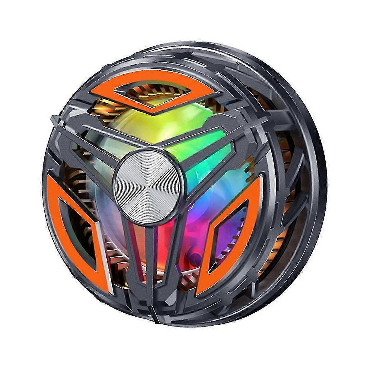 携帯電話用ラジエータクーラ、半導体冷凍および磁気クリップ付き、ライブストリーミング用、デュアル冷却ファンシステム搭載