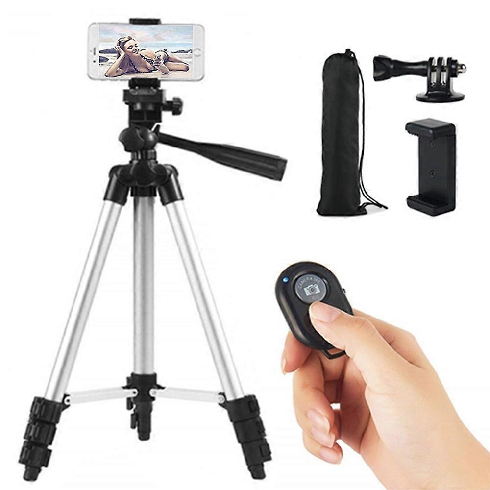 3110 Portable Aluminium Tripod 360-Degreed Horizontal Extendable Bracket Camera Phone Holder Stand