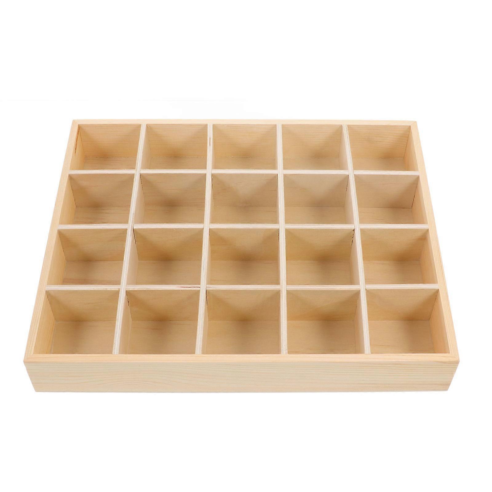 Wooden Storage Unit with Dividers for Versatile Home Use