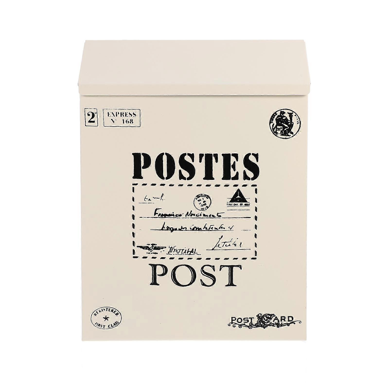 Durable Retro Mail Box, Ideal for Home Decor and Daily Correspondence