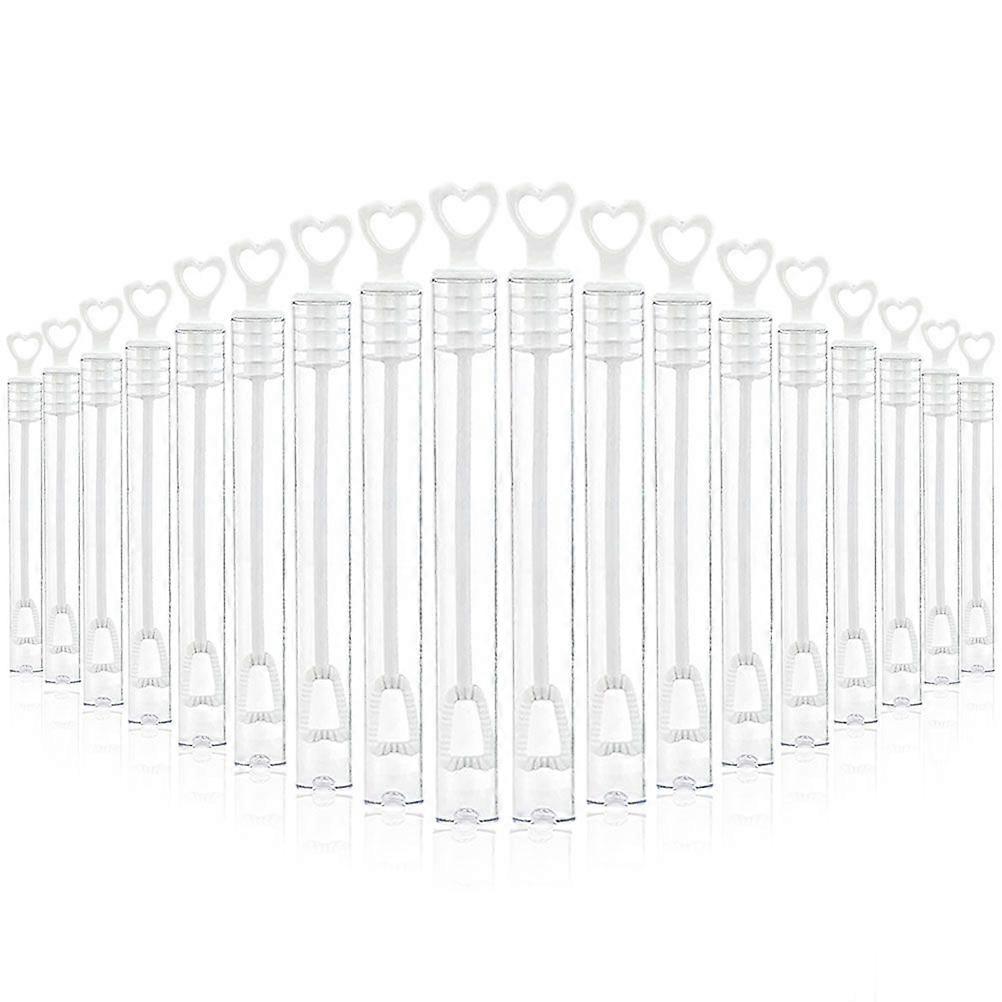 18pcs Empty Bubble Wands Bottle Refillable Bubble Wands Tube Bubble Making Wands