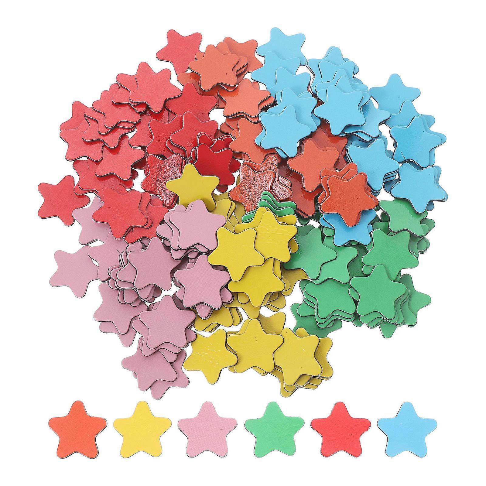 Stylish magnetic stars perfect for attaching papers on metallic appliances