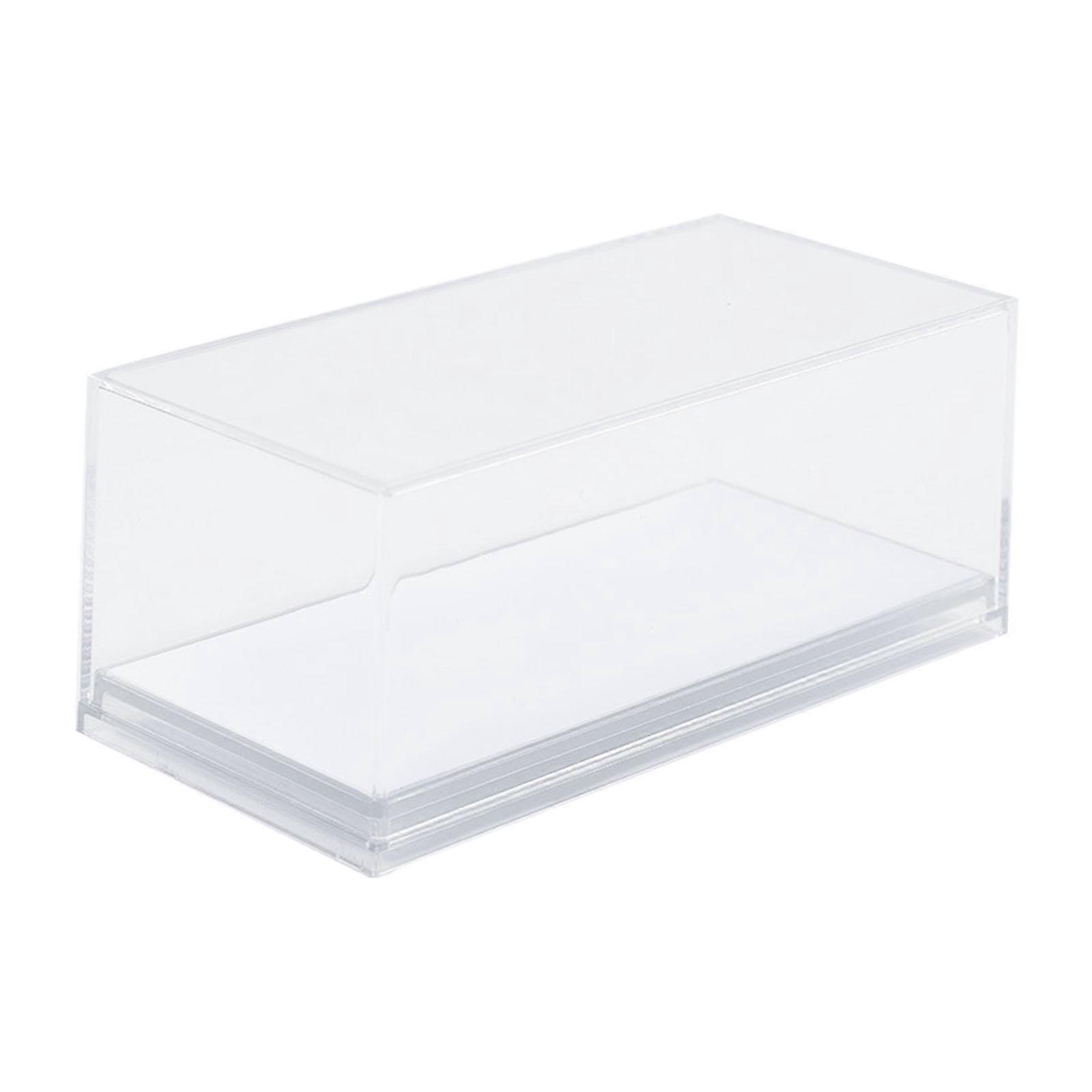 Acrylic Display Case Dustproof Showcase Sleek with Stand Protector for 1/64