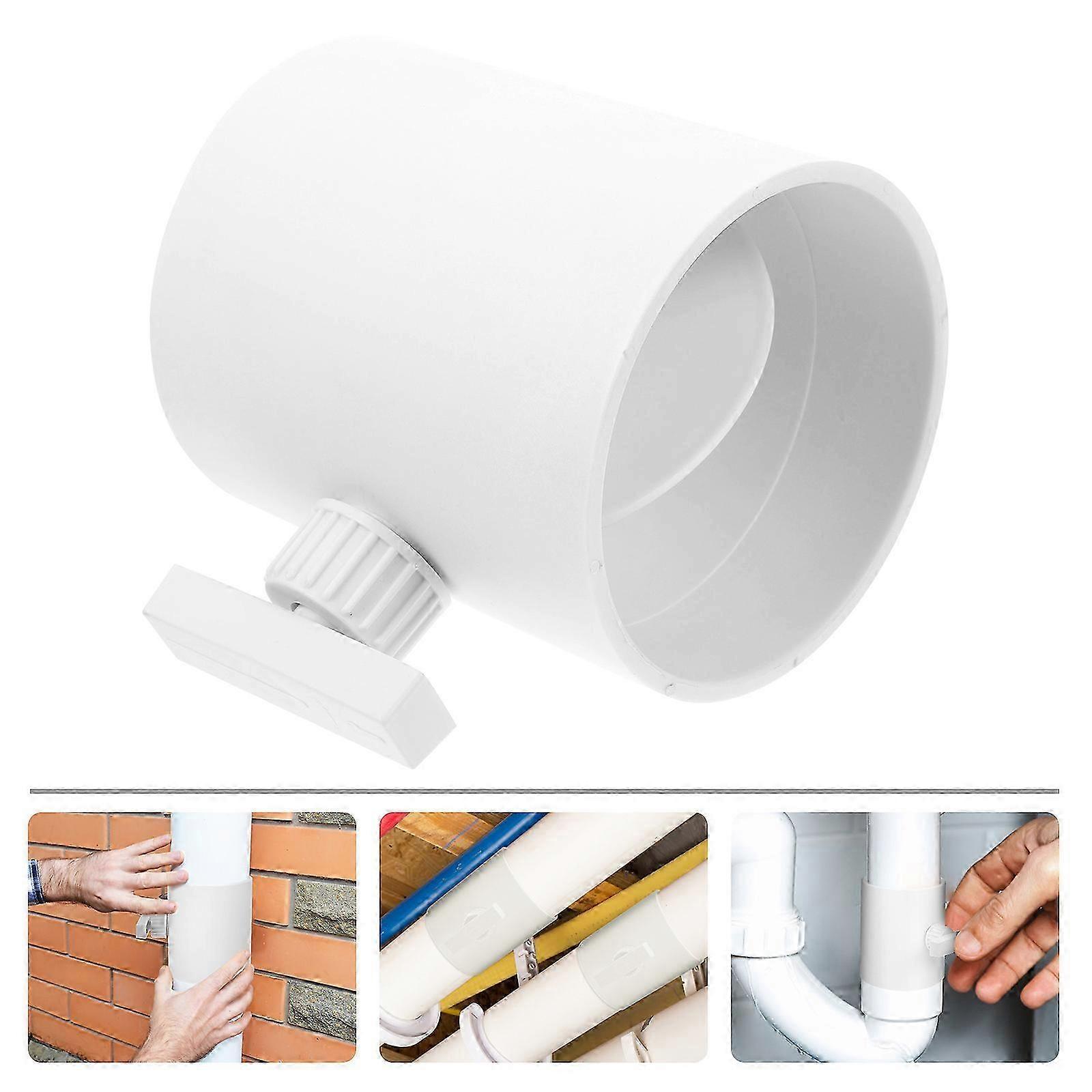 Adjustable White Backdraft Damper 16x14cm for Extractor Fan Vent Ducting