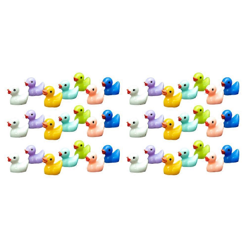 Miniature Statue Resin Miniature Figurines for Home 42Pcs Assorted Color