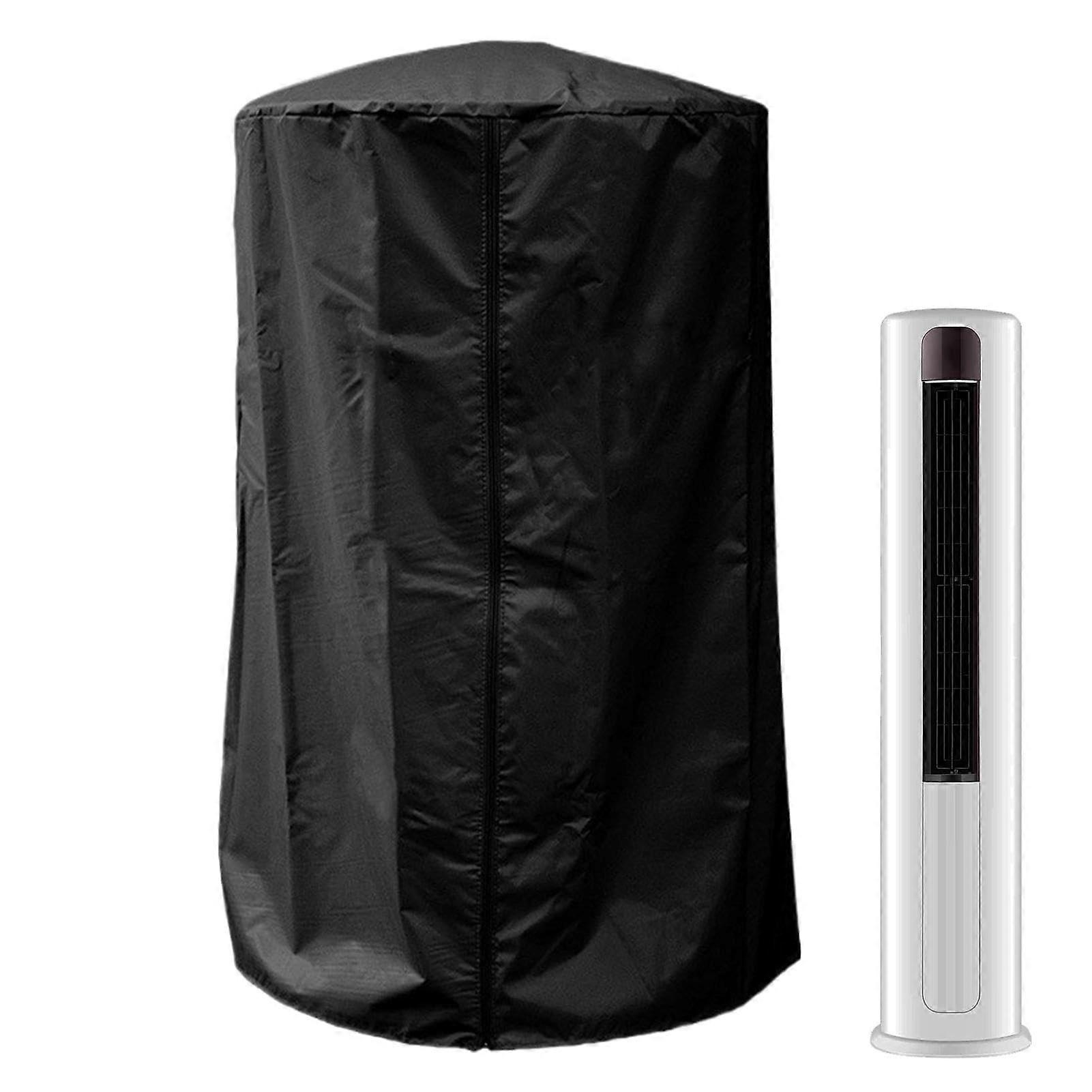 Heating cover for outdoor area, windproof, waterproof, dustproof, black