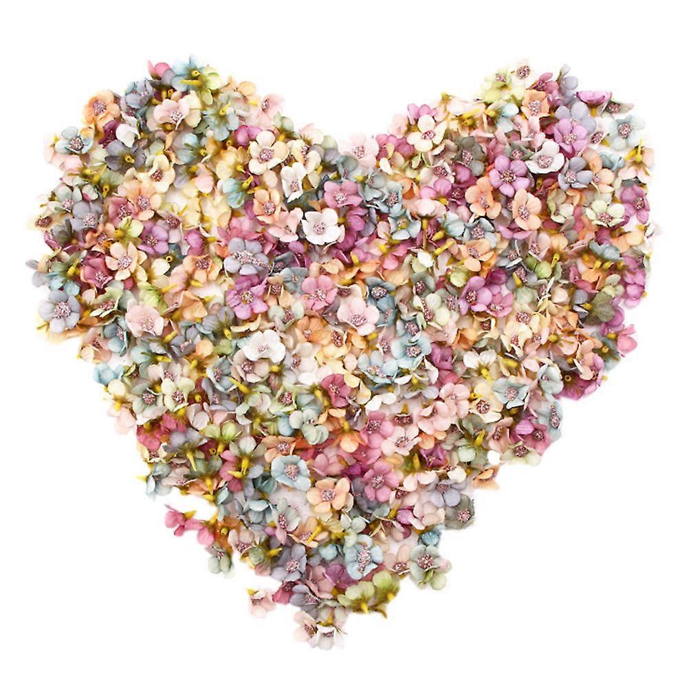 Assorted Color Mini Simulation Daisy Flowers for Decor Plastic 100pcs