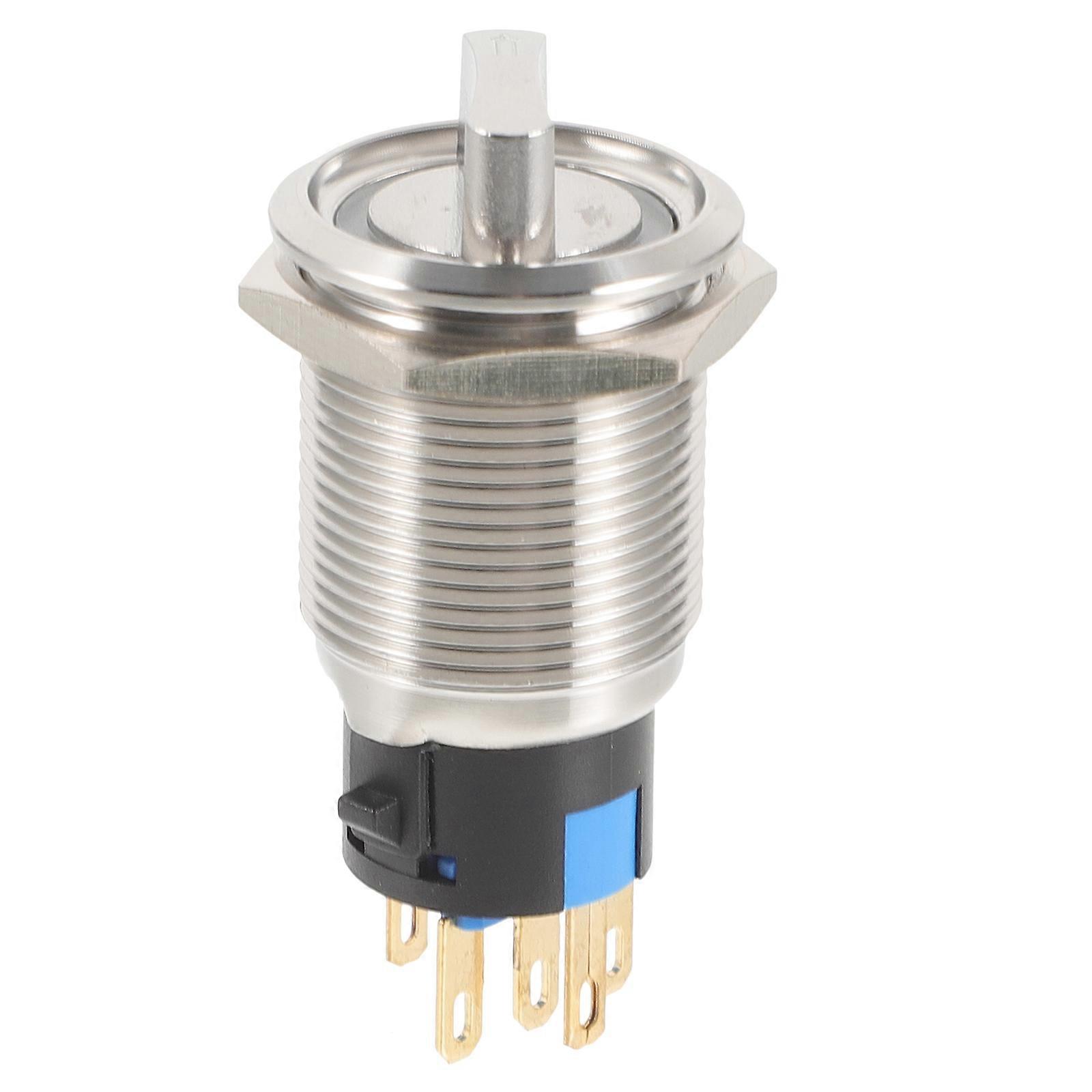 High Top Push Button Switch with LED Light, Momentary Switch for Easy Installation, Nighttime Use and Device Control