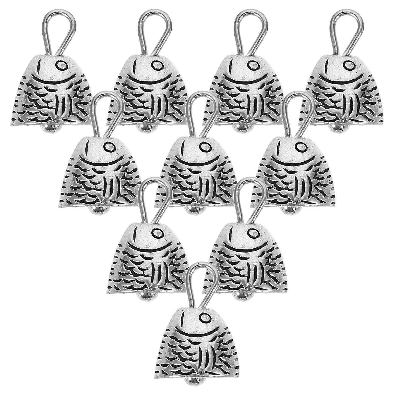 Bells For Wind Chimes Miniature Bells Small Crafts Diy Projects Christmas Trees Decoration 1.70X0.90X0.70CM 10Pcs