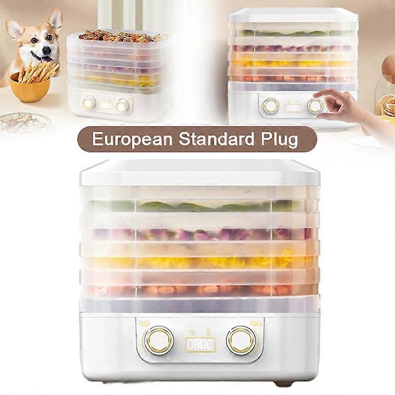 Food Dryer Machine With 5 Trays For Home Digital Adjustable Timer & Temperature Control Ideal For Fruits Meat Vegetables Candy