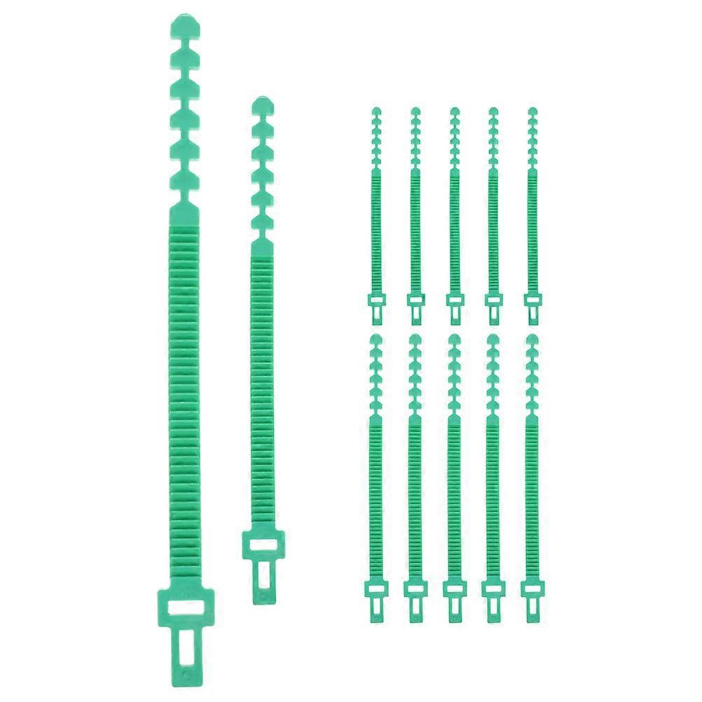 12pcs Adjustable Durable Garden Plant Ties Reusable Flexible Tree Support Straps for Heavy Duty Shrubs Staking and Supporting