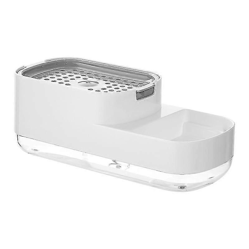 2-in-1 Kitchen Soap Dispenser with Sponge Holder