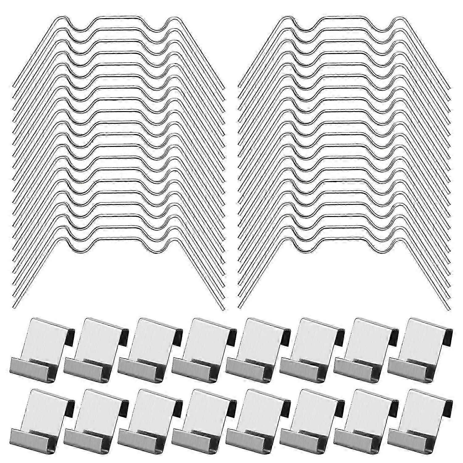100 stk drivhus glasklip