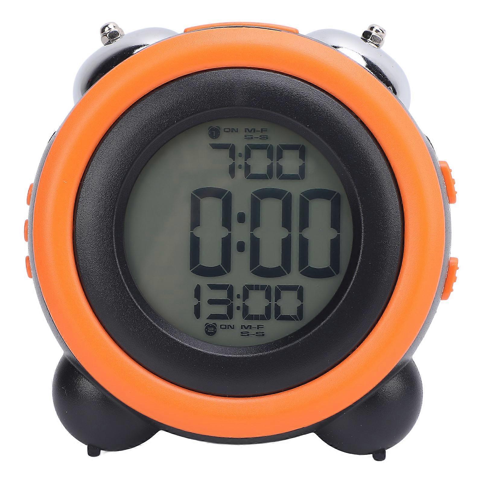 Vibrating Alarm Clock with Bed Shaker, Portable Digital Alarm Clock with LED Display for Heavy Sleepers