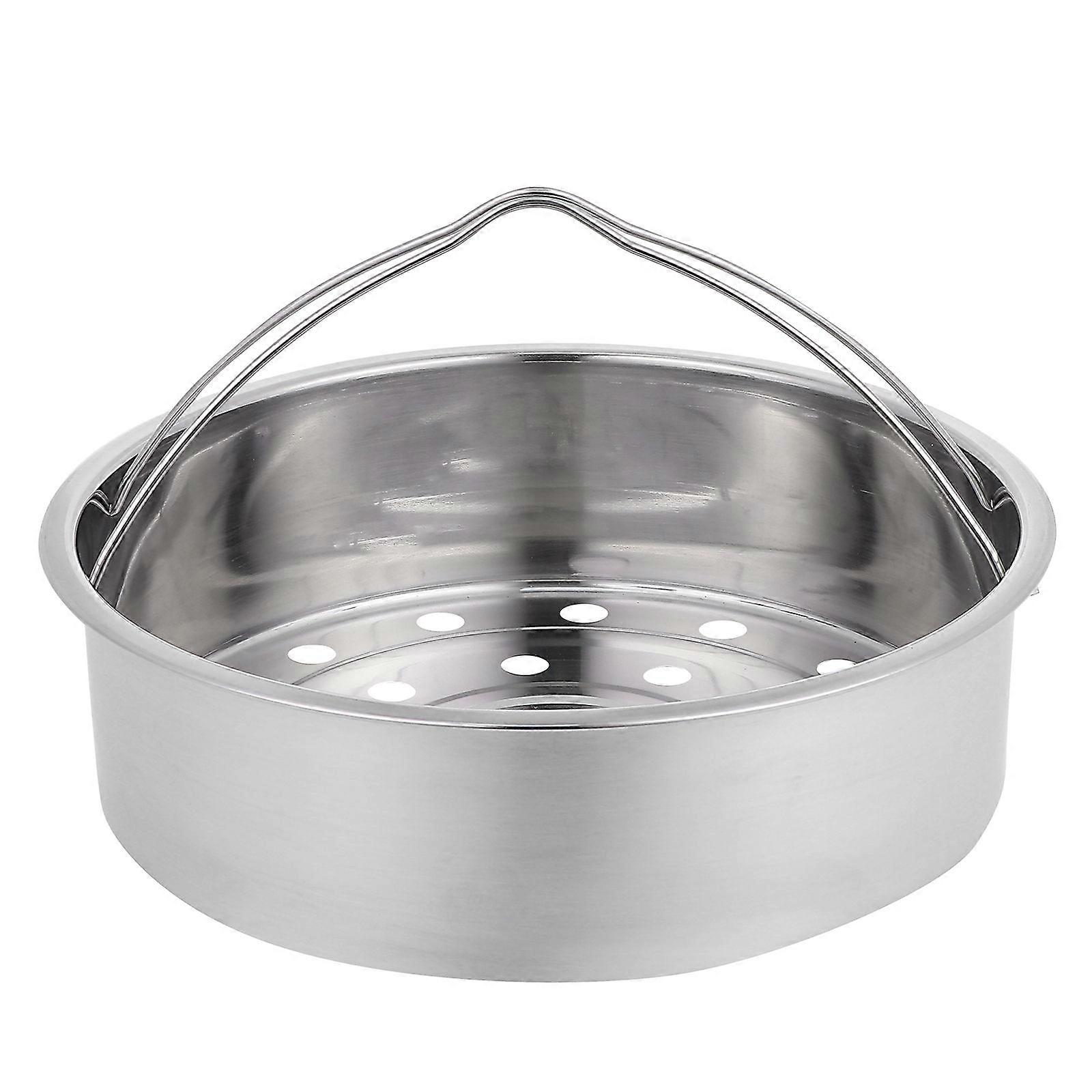 Stainless Steel Steamer Basket with Handles for Buns, Eggs, Vegetables, and More – Kitchen Cooking Rack for Efficient Steaming
