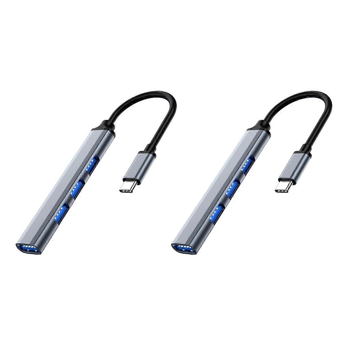 2X 4 Ports USB Hub Splitter Multi Hub Type C to USB 3.0 Adapter USB Several Ports Power Adapter