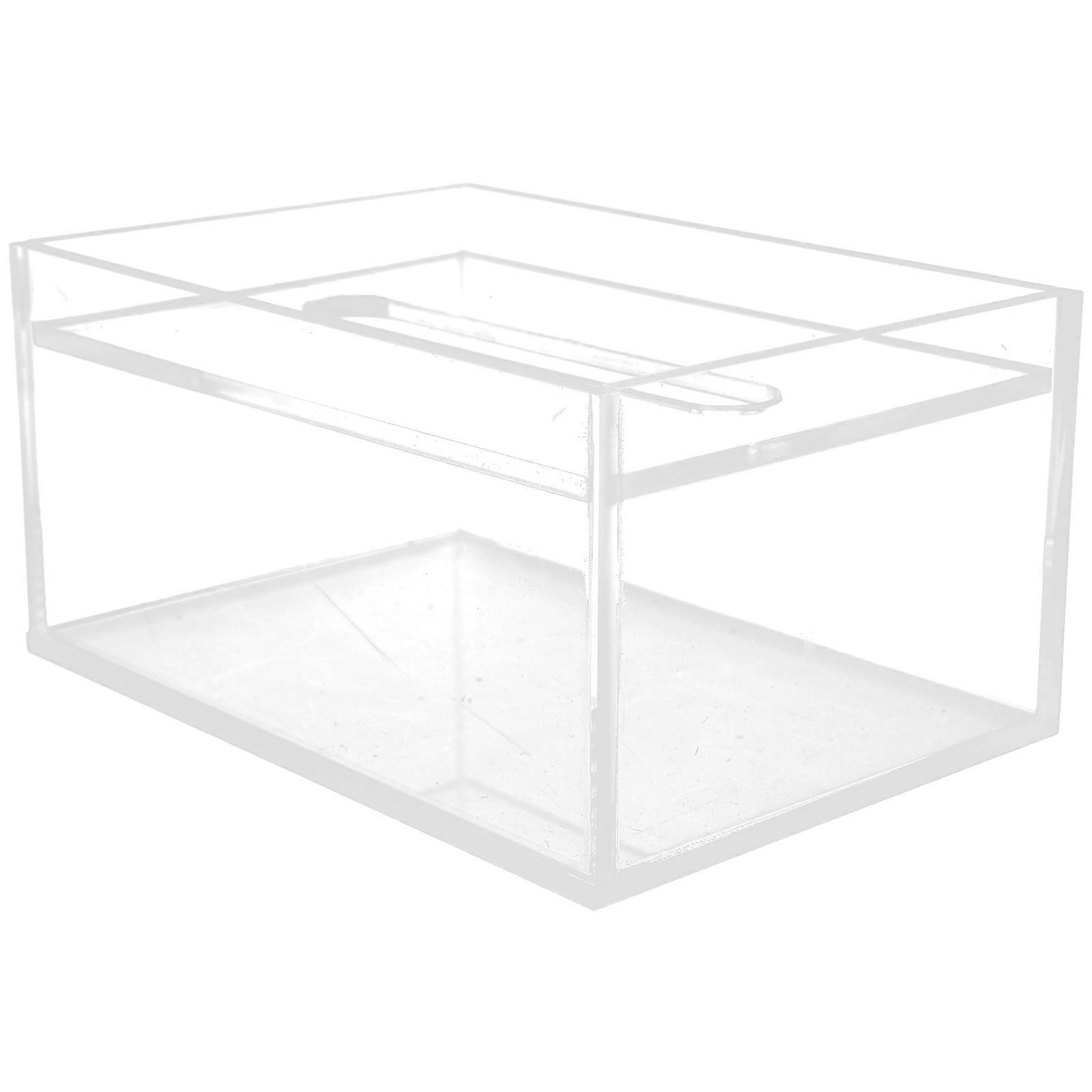Napkin Storage Holder Napkin Acrylic Box Modern Design For Bathroom 18X12.5X8.5CM Tissue Extraction 1Pack