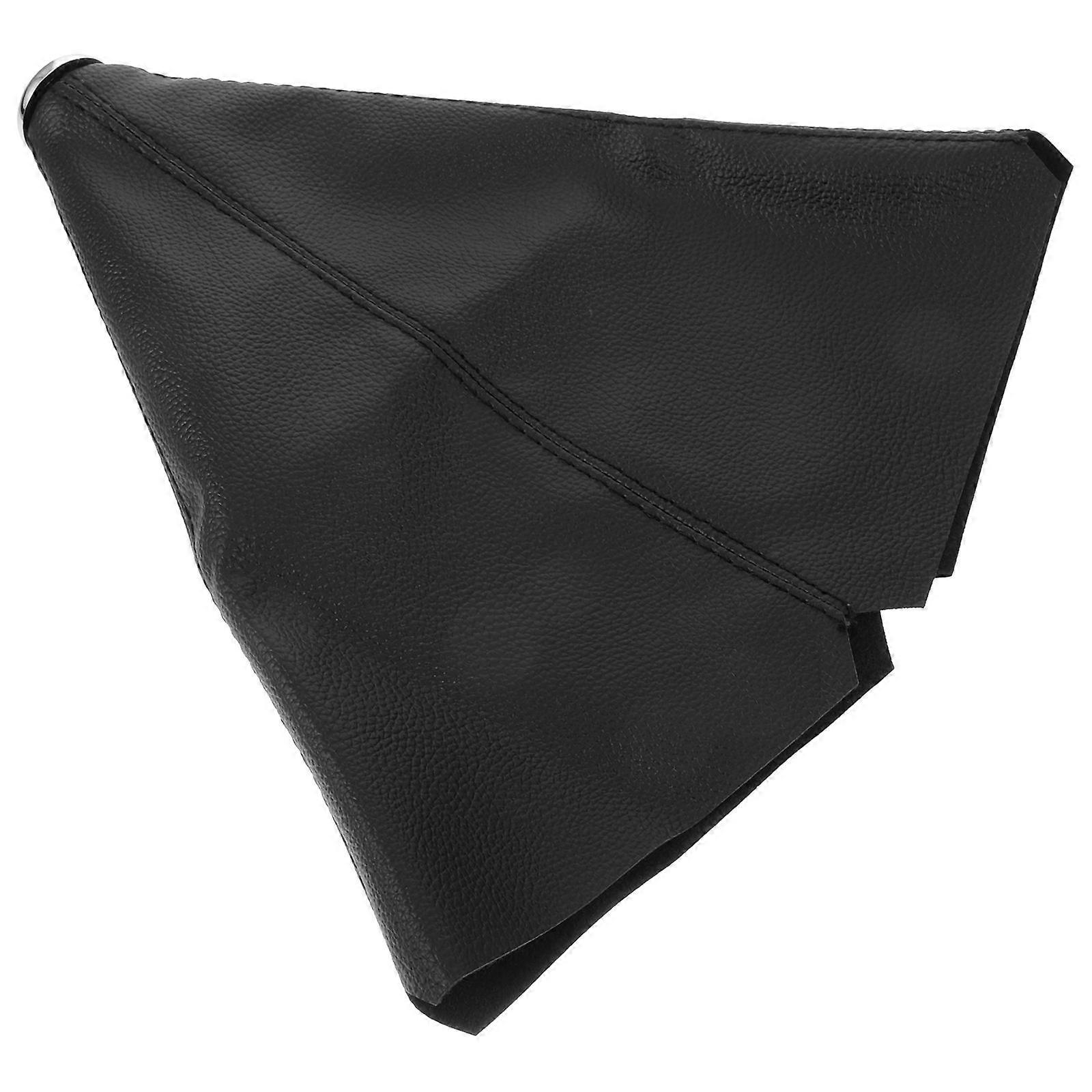 Universal Car Shift Cover Gear Shift Sleeve Black Pu Dirtproof 1Pack