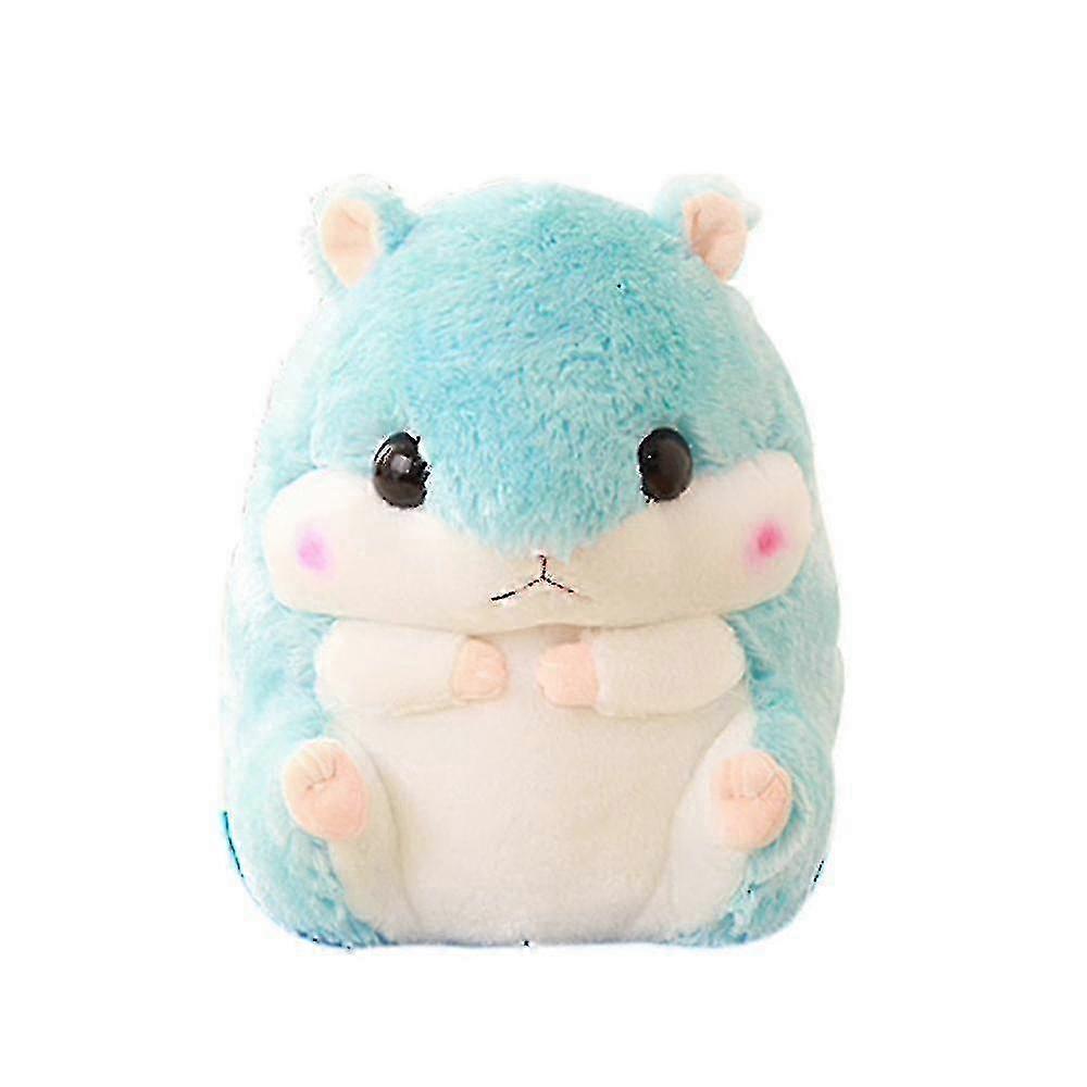 Plush hamster toy with blanket for nursery and playtime