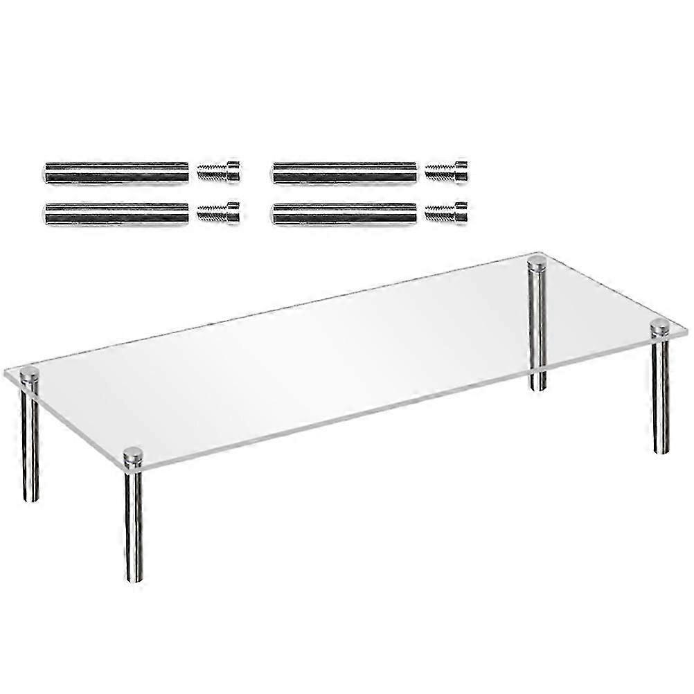 1 Set of Desktop Cake Holder Transparent Cake Tray Multi-function Dessert Stand Dessert Accessory