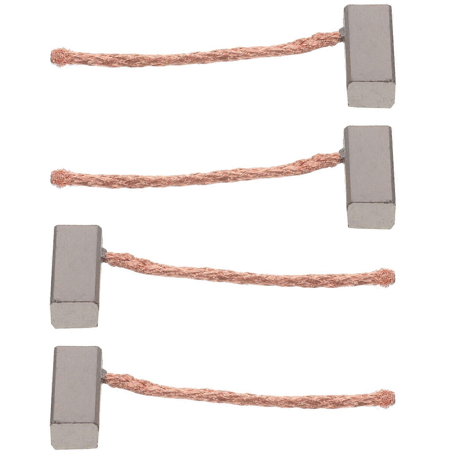 Power Tool Motor Brush Electric Tools Maintenance Compact Copper Carbon 4Pcs