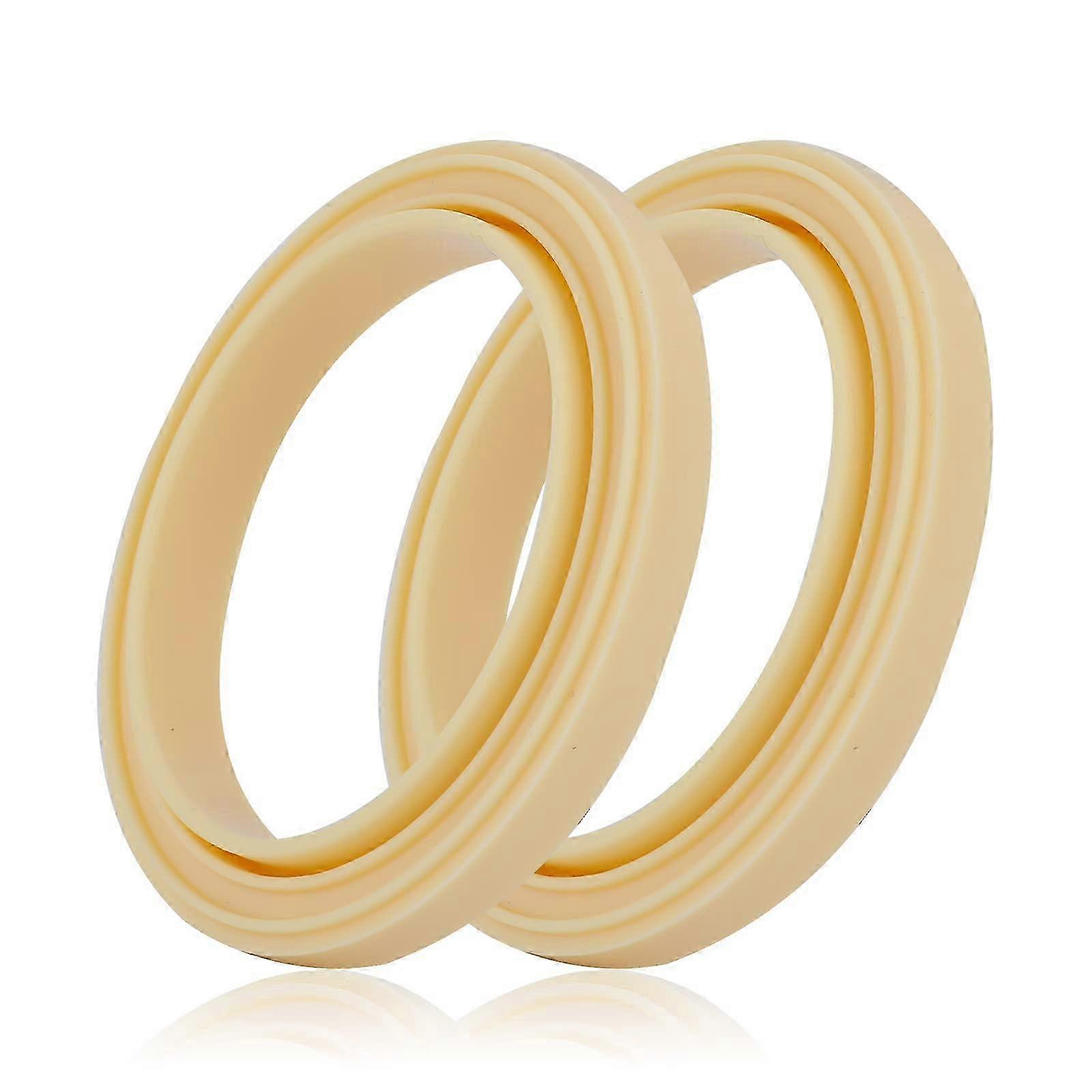 54mm Silicone Steam Ring Gaskets, Set of 2 for Use with Certain Espresso Machines, BPA Free Replacement Parts