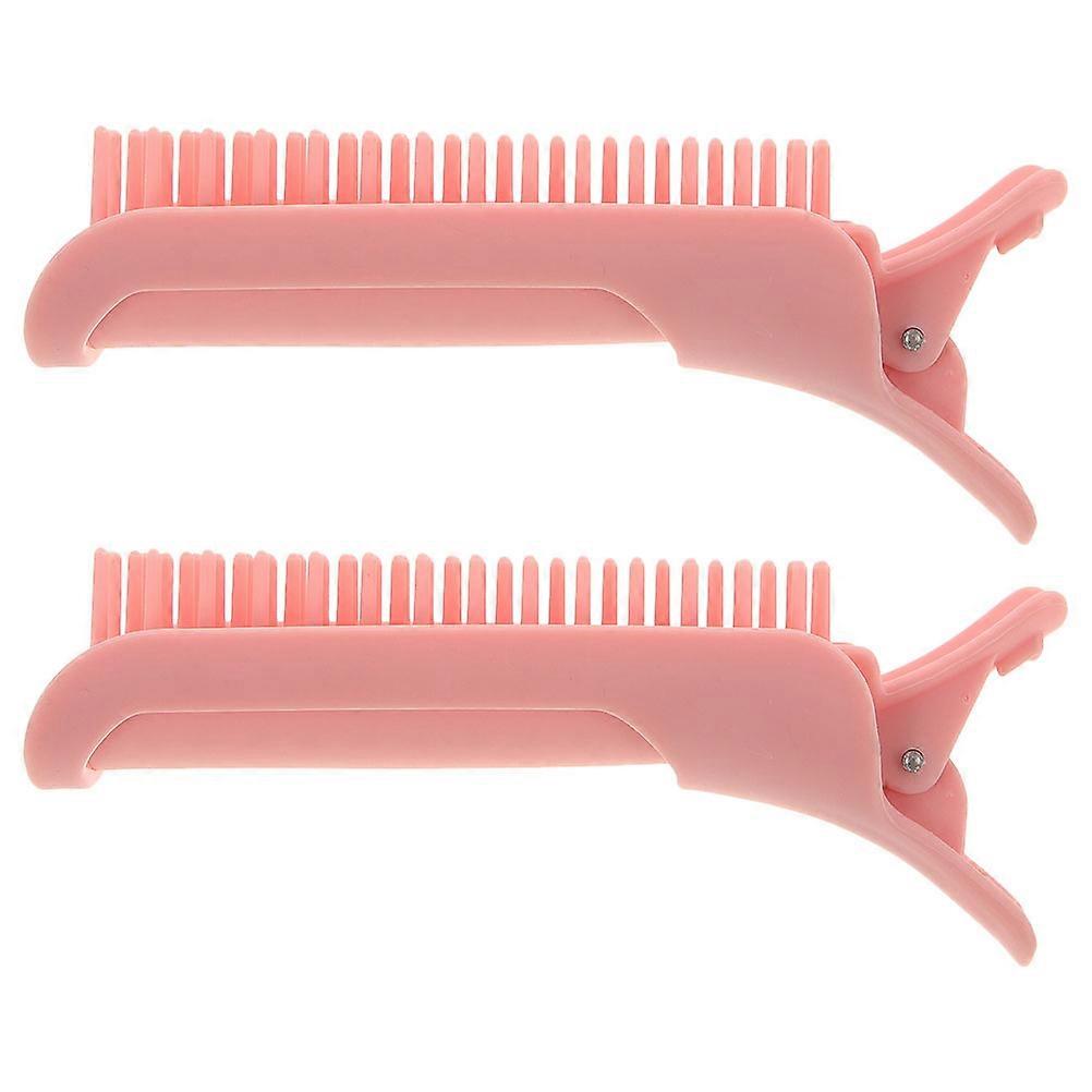 Root Volume Clips Volumizing Hair Tool for Hairstyling Pink 11.50X5.00X3.50cm Volumizing 1Pair
