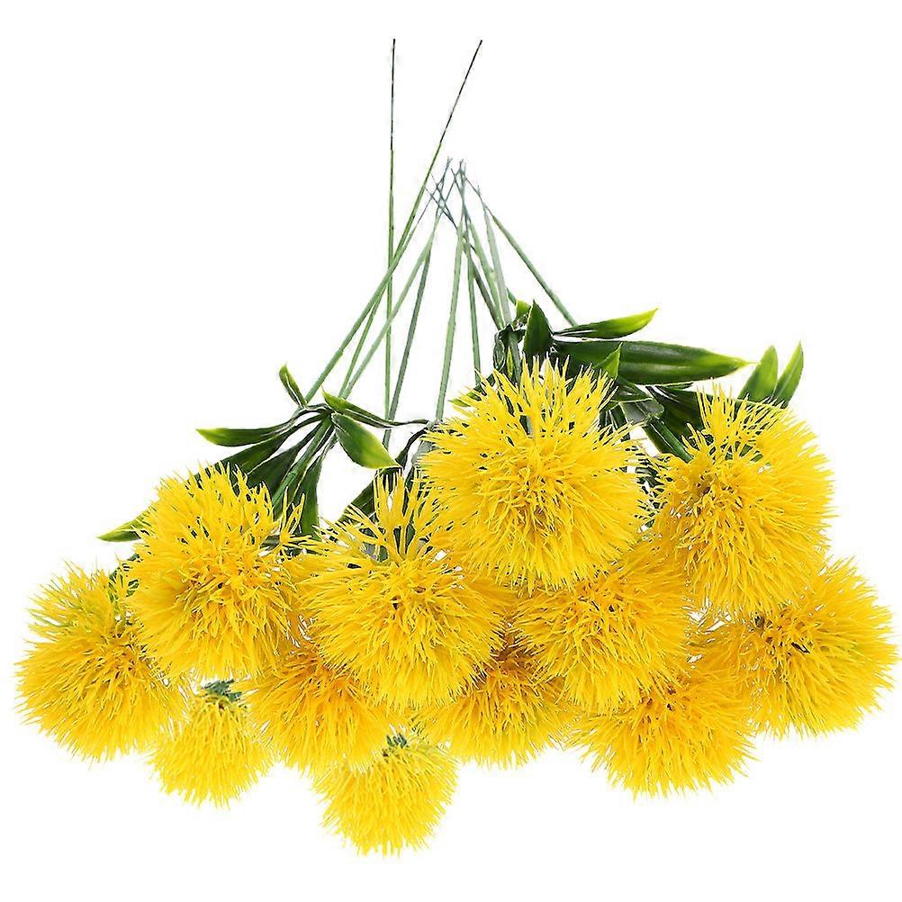 Here's a refined and professional product description based on your input:

 

**12pcs Elegant Artificial Dandelion Faux Flowers – Lifelike Decor