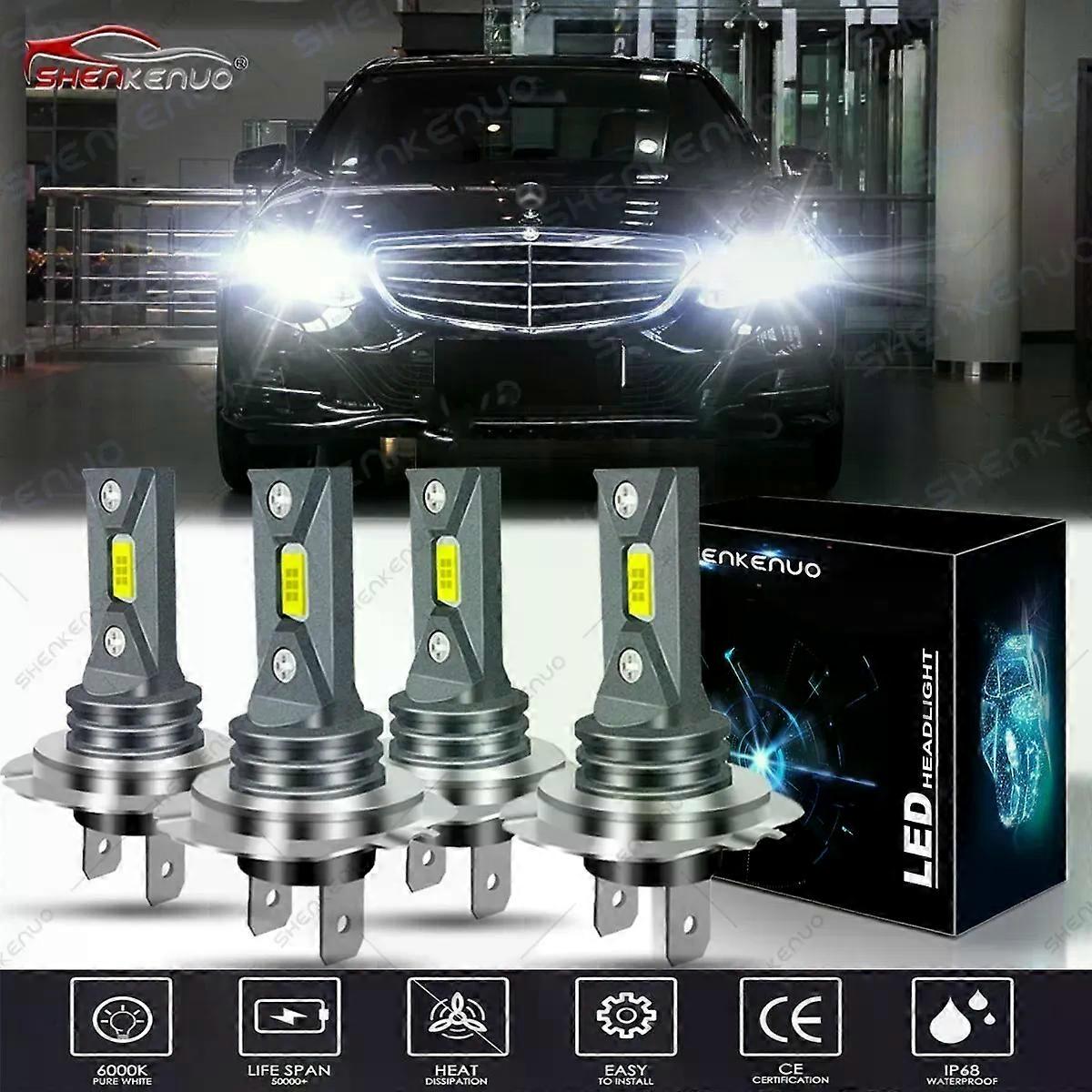 Kit De Faros Led H7 Para Mercedes-benz E320 1996-2009