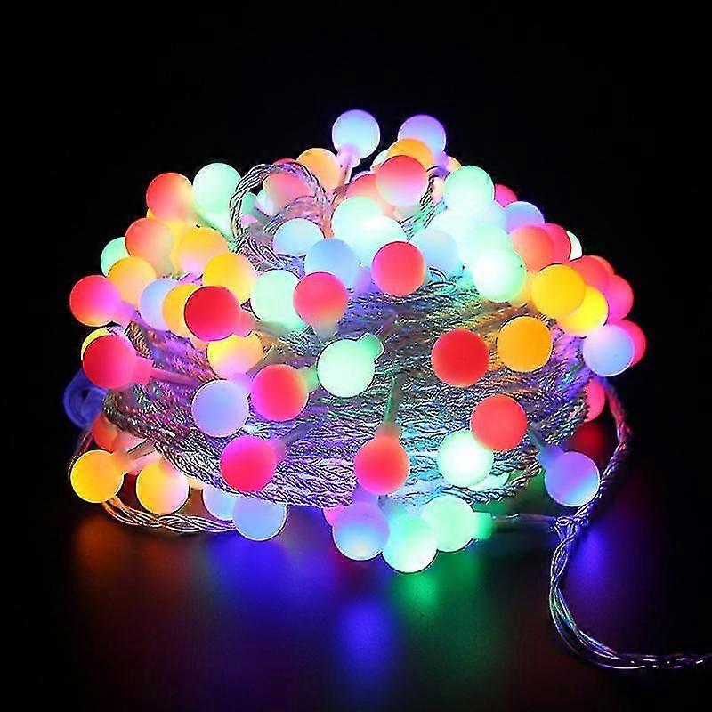 Globe String Lights Waterproof 10m 80 Led Lights Plug In Powered Christmas Lights