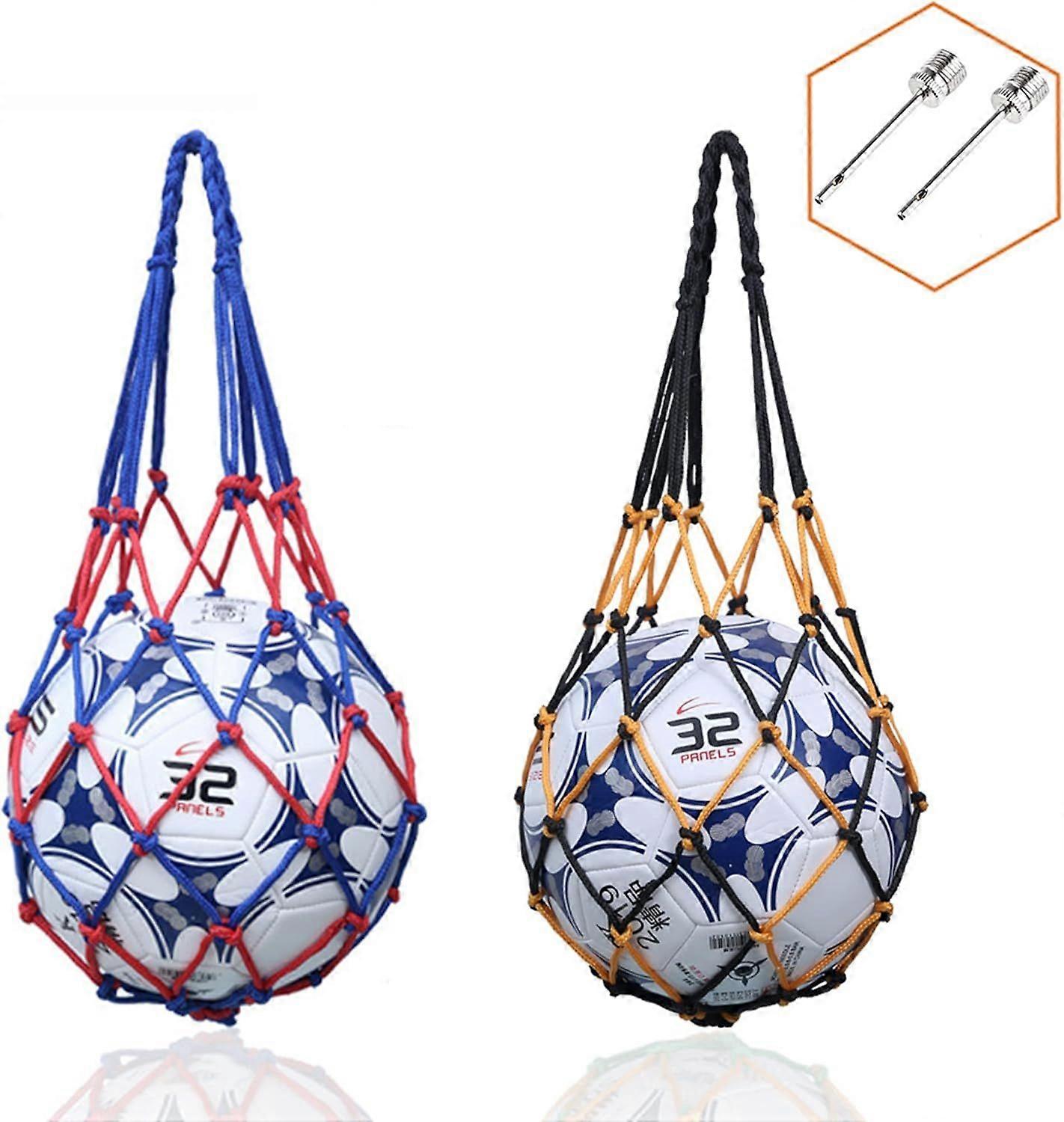 Ball Net Bag Portable Ball Net Sports Ball Net Suitable for Football, Basketball Net 1 Ball High Thickened Handle