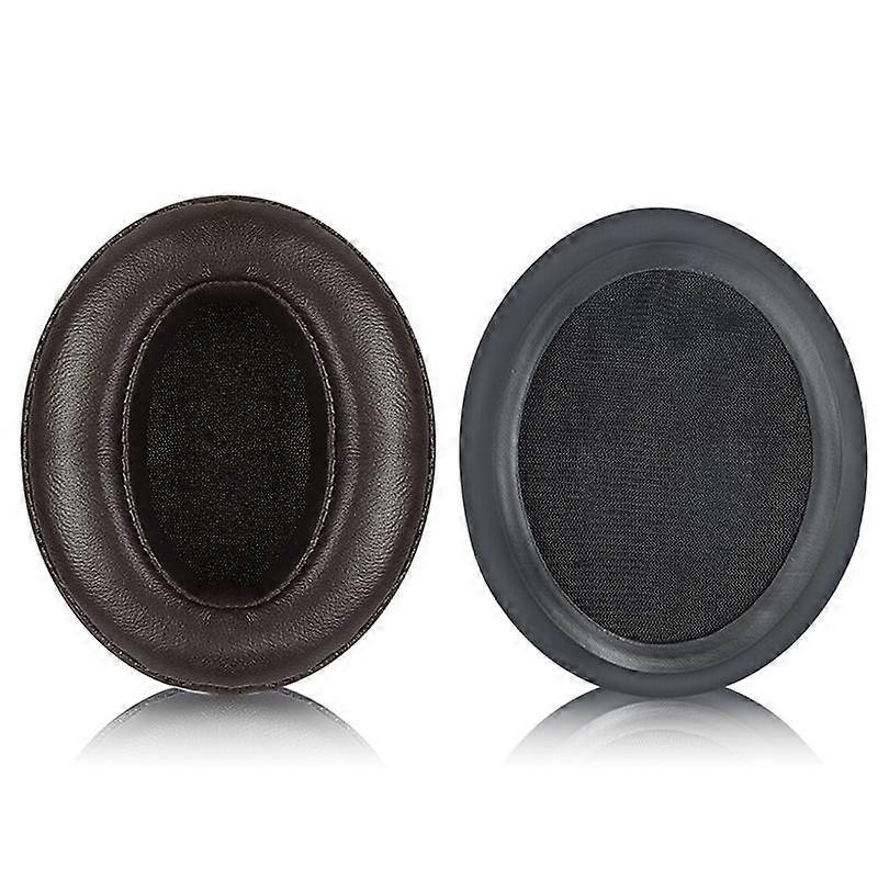 2pcs Replacement Earpads Lambskin(Dark Brown)