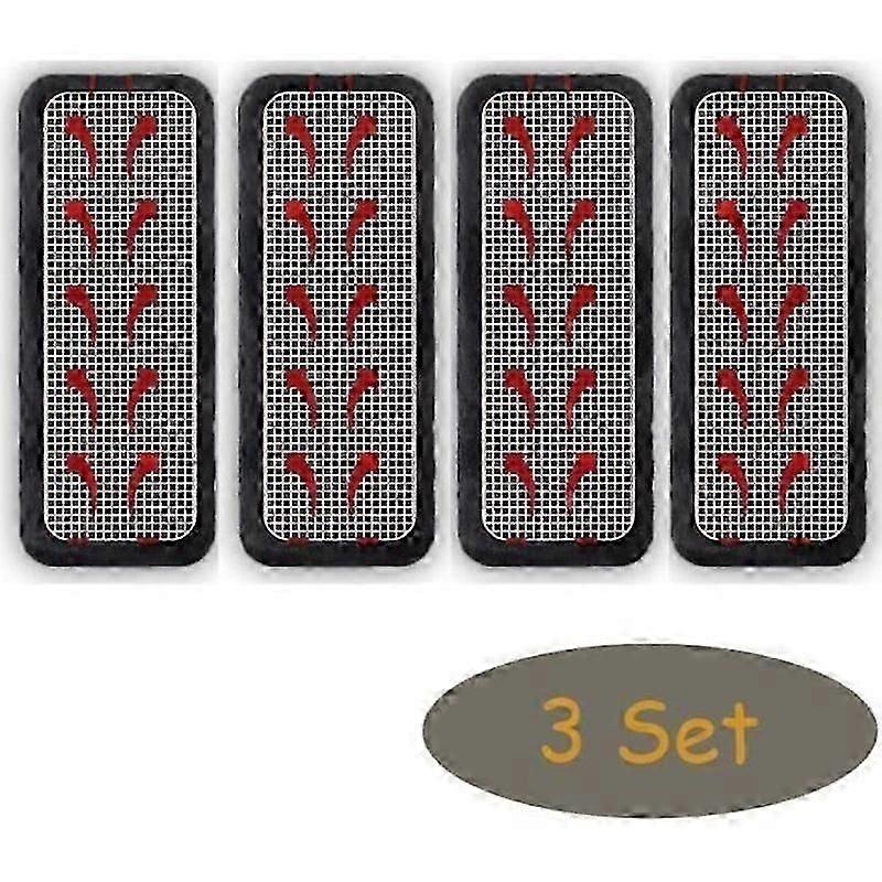 Set 3 Replacement Electrodes 12 Hydroge Pads Compatible with bottom toner and System-Mini Slendertone