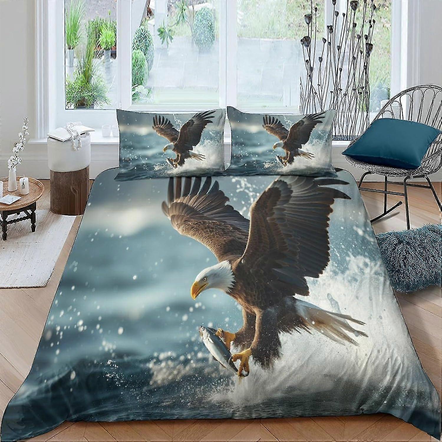 Quilt Cover Bedding Set for Boys and Girls, Soft Microfiber with Zipper Closure, 3D Printed

